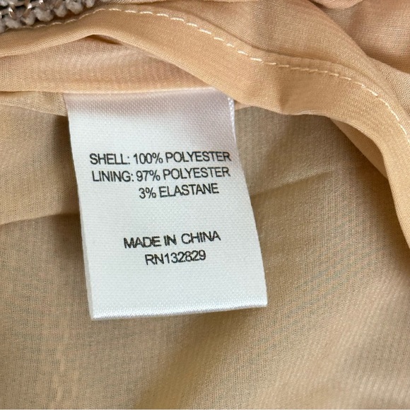 PRIVACY PLEASE Revolve Adele Bodycon Stretch Mini Dress in Hazlenut, Size M - Picture 6 of 9